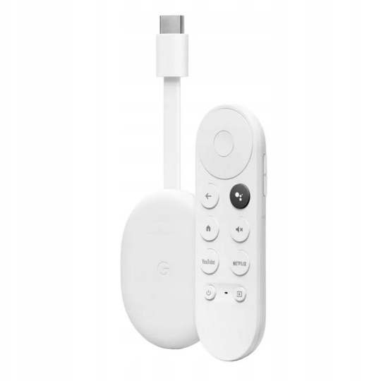 Chromecast 4 HD s Google TV - bez adaptéru