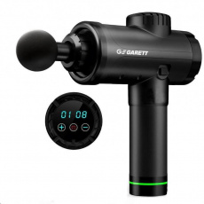Garett Beauty Powerful Massage Pistol - masážní pistole, černá Garett Beauty Powerful Massage Pistol - masážní pistole, černá