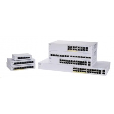 Cisco switch CBS110-16PP (16xGbE, 8xPoE+, 64W, fanless)