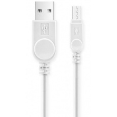 Aligator datový kabel micro USB s prodlouženým konektorem - bulk, bílá Aligator datový kabel micro USB s prodlouženým konektorem - bulk, bílá