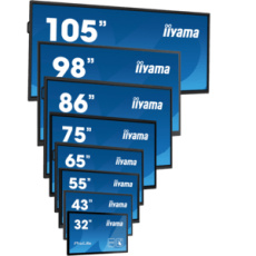 iiyama ProLite IDS,24/7,Google EDLA,190.5 cm (75''),PureTouch-IR,4K,USB,USB-C,RS232,Ethernet,Wi-Fi,Android,USB