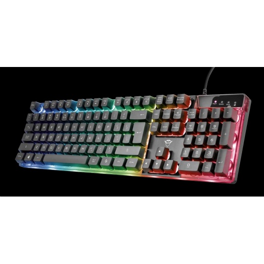 TRUST herní klávesnice GXT 835 Azor Illuminated Gaming Keyboard CZ/SK