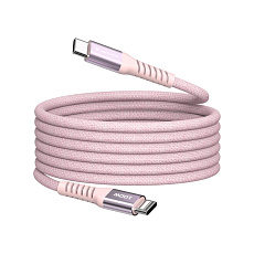 VERBATIM Kabel USB-C Sync & Charge, 100W, Magnetický, 120cm, růžová VERBATIM Kabel USB-C Sync & Charge, 100W, Magnetický, 120cm, růžová