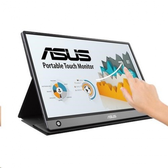 ASUS LCD 15.6" MB16AMT 1920x1080 ZenScreen Touch USB Type-C IPS, 10-point Touch, repro