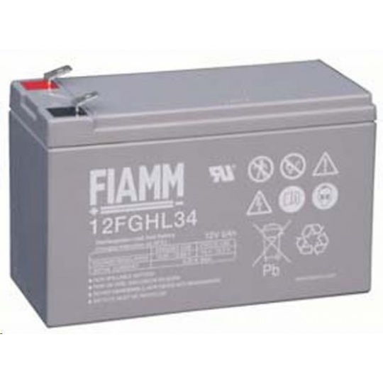 Batéria - Fiamm 12 FGHL 34 (12V/9,0Ah - Faston 250), životnosť 10 rokov