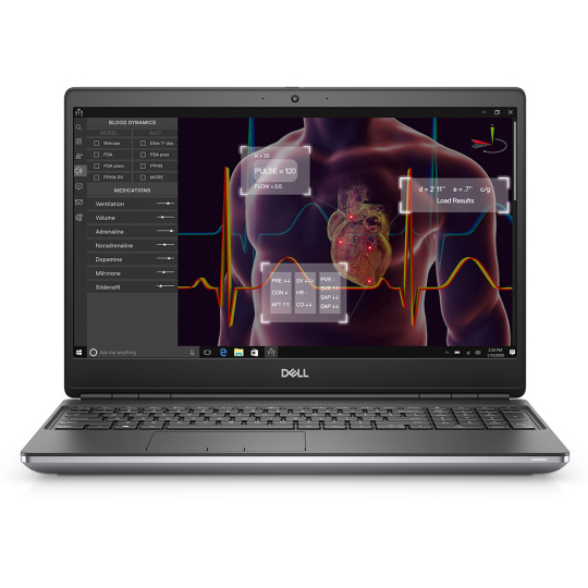 Dell Precision 7550; Core i7 10850H 2.7GHz/32GB RAM/512GB SSD PCIe/batteryCARE