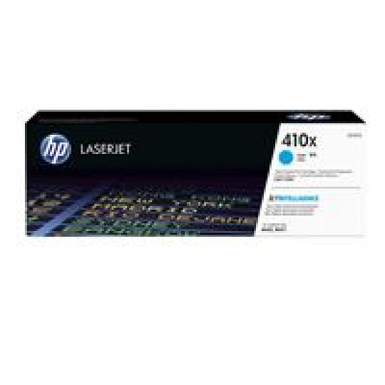 Toner HP 410X azúrový/cyan, CF411X (5,000 strán)
