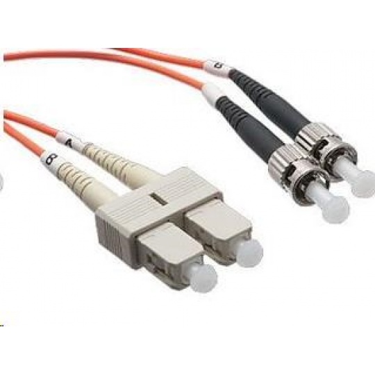 Duplexný prepojovací kábel MM 62,5/125 OM1, SC-ST, LS0H, 1m