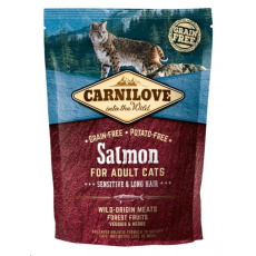 Carnilove Cat Grain Free Salmon Adult Sensitive&Long Hair 400g