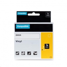 PRINTLINE kompatibilní páska s DYMO 1805426, 24mm x 5,5m, bílý tisk / zelený podklad, RHINO, vinylová PRINTLINE kompatibilní páska s DYMO 1805426, 24mm x 5,5m, bílý tisk / zelený podklad, RHINO, vinylová