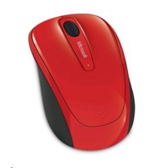 Microsoft L2 Bezdrôtová mobilná myš 3500 Mac/Win USB Flame Red Gloss
