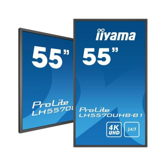 iiyama ProLite LH5570UHB-B1, 138.6cm (54.6''), 4K, black, Android