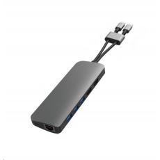 HyperDrive VIPER 10 ve 2 USB-C Hub, šedý HyperDrive VIPER 10 ve 2 USB-C Hub, šedý