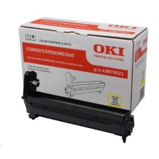 Oki Image. žltý tonerový valec pre C5850/C5950/MC560 (20k) Oki Image. žltý tonerový valec pre C5850/C5950/MC560 (20k)