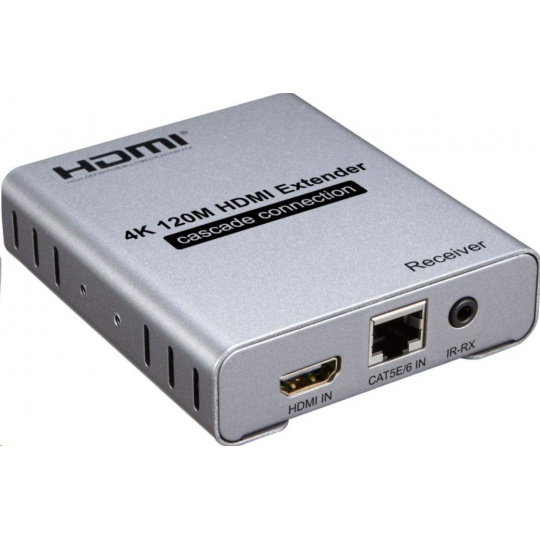 Kód samostatného prijímača HDMI 4K na extender PremiumCord: khext120-5