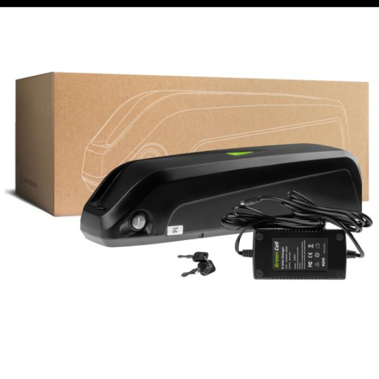 Green Cell® GC PowerMove E-Bike batéria 48V 14,5 Ah lítium-iónová spodná trubica s nabíjačkou
