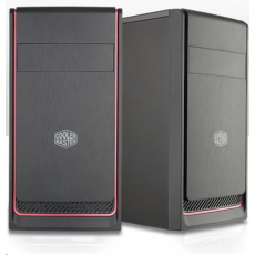 Cooler Master case MasterBox E300L, červený rámeček, Micro-ATX, 2x USB 3.0, bez zdroje Cooler Master case MasterBox E300L, červený rámeček, Micro-ATX, 2x USB 3.0, bez zdroje