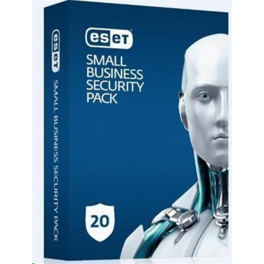 ESET Small Business Security 20 Pack: 20x PC + 5x Mobile + 25x Mail Sec. + 2x File Security na 1 rok