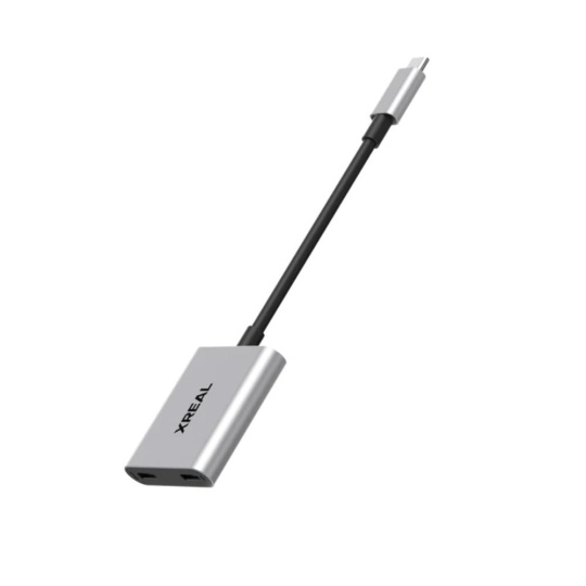 XREAL Dokovací stanice USB-C, 45W, Pro XREAL Brýle, šedá XREAL Dokovací stanice USB-C, 45W, Pro XREAL Brýle, šedá