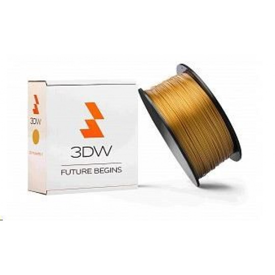 3DW - ABS filament, 1,75mm, 1 kg, 200-230°C, zlatá
