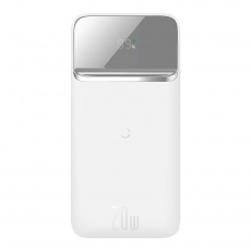 Baseus PowerBank s bezdrôtovým nabíjaním 10000 mAh (kompatibilný s Apple iPhone 12,13 Series), biela