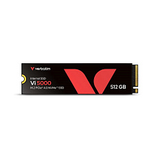 VERBATIM SSD Vi5000 Internal PCIe NVMe M.2 SSD 512GB , W2500/ R 5000 MB/s VERBATIM SSD Vi5000 Internal PCIe NVMe M.2 SSD 512GB , W2500/ R 5000 MB/s