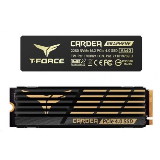 T-FORCE SSD M.2 2TB CARDEA A440 ,NVMe Gen4 x4 (7000/6900 MB/s) - >1400TBW