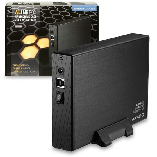 AXAGO - EE35-XA3 USB3.0 - SATA 3.5" externí ALINE box POŠKOZENÝ OBAL
