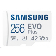 Samsung micro SDXC karta 256GB EVO Plus + SD adaptér Samsung micro SDXC karta 256GB EVO Plus + SD adaptér