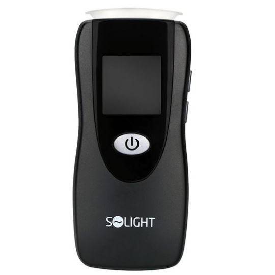 Solight profesionální bezkontaktní alkohol tester, Fuel Cell, 0,0 - 5,0‰ BAC,citlivost 0,08‰