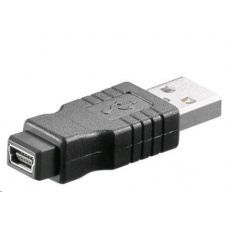 PREMIUMCORD Redukcia USB 2.0 A - MINI-B 5 PIN (M/F)