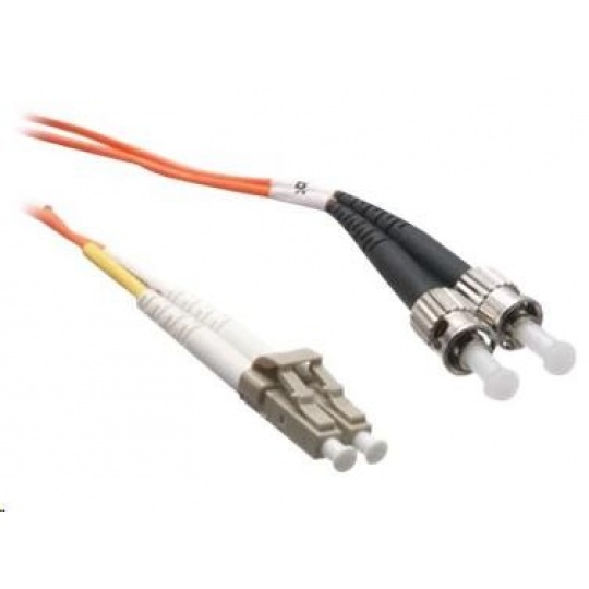 Duplexný patch kábel MM 62,5/125 OM1, LC-ST, LS0H, 2 m