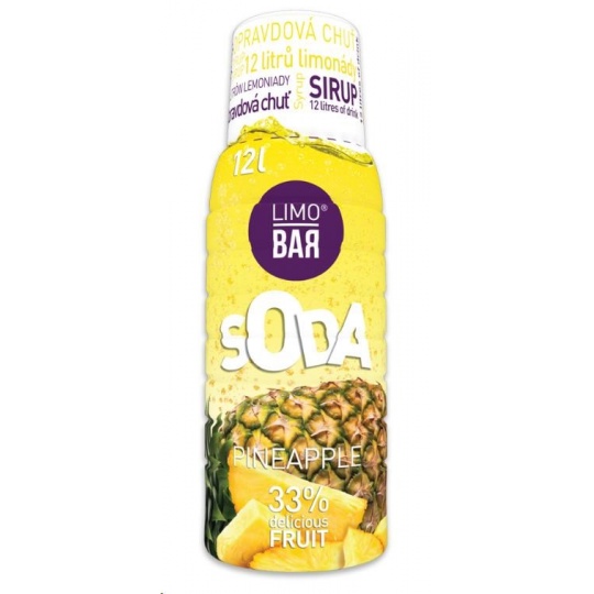 LIMO BAR - sirup Pineapple 0,5l