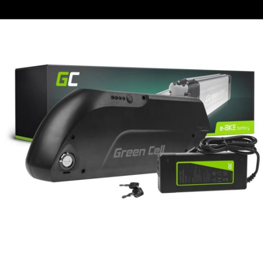 batéria Green Cell Down Tube 36V 15,6Ah 562Wh pre E-Bike Pedelec