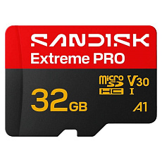 SanDisk micro SDHC Extreme PRO 32GB UHS-I U3 (100R/90W) + adaptér