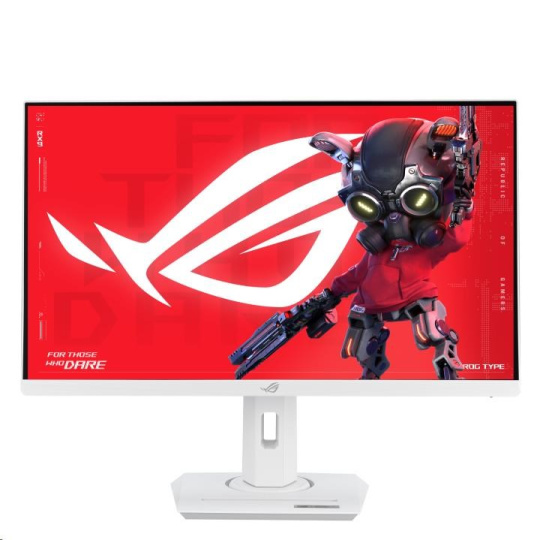 ASUS LCD 27" XG27ACS-W ROG Strix 2560x1440 180Hz 1ms (GTG) Fast IPS USB Type-C G-Sync compatible, DP, HDMI bílý ASUS LCD 27" XG27ACS-W ROG Strix 2560x1440 180Hz 1ms (GTG) Fast IPS USB Type-C G-Sync compatible, DP, HDMI bílý