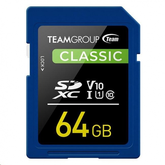 TEAM Micro SDHC/SDXC karta 64GB UHS-I U1