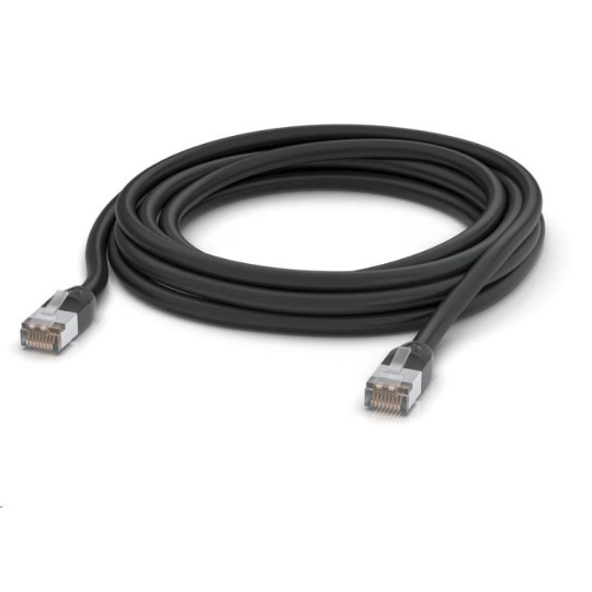 UBNT UACC-Cable-Patch-Outdoor-5M-BK, Outdoor UniFi patch kabel, 5m, Cat5e, černý