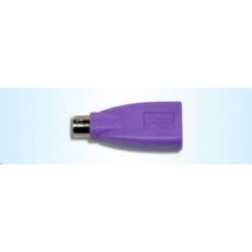 Adaptér CHERRY USB na PS/2, fialový