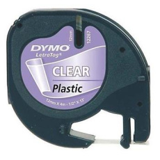 páska DYMO 16951 (12268) LetraTag Transparent Plastic Tape (12mm)