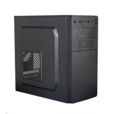 EUROCASE skříň MC X204 black, micro tower, 2x USB 2.0, bez zdroje EUROCASE skříň MC X204 black, micro tower, 2x USB 2.0, bez zdroje