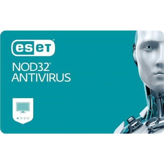 ESET NOD32 Antivirus pre 1 zariadenia, predĺženie i nová licencia na 1 rok, EDU