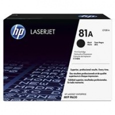 HP 81A Black LJ Toner Cart, CF281A (10,500 pages) HP 81A Black LJ Toner Cart, CF281A (10,500 pages)