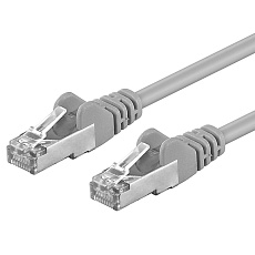 Premiumcord Patch kabel CAT 6a S-FTP,RJ45-RJ45,LSOH, AWG 26/7 0,25m šedá Premiumcord Patch kabel CAT 6a S-FTP,RJ45-RJ45,LSOH, AWG 26/7 0,25m šedá