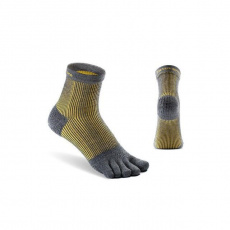 Naturehike prstové sportovní vlněné ponožky M žluté