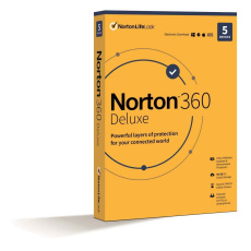 NORTON 360 DELUXE 50GB +VPN 1 používateľ pre 5 zariadení na 3 roky - ESD