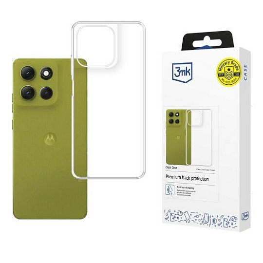3mk ochranný kryt Clear Case pro Motorola Moto G86