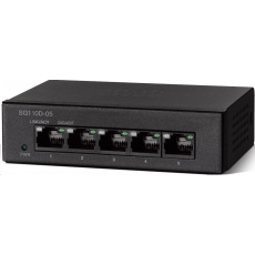 BAZAR - Cisco switch SG110D-05, 5x10/100/1000 - Po opravě (Náhradní krabice)