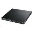 Zyxel XGS4600-32 L3 Managed Switch, 24x gigabit RJ45, 4x gigabit/SFP, 4x 10G SFP+, stohovateľný, dvojitý zdroj napájania