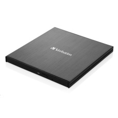 VERBATIM Ultra HD 4K Blu-ray externá slimline napaľovačka (USB 3.1, USB-C) + bezplatné 25GB médium
